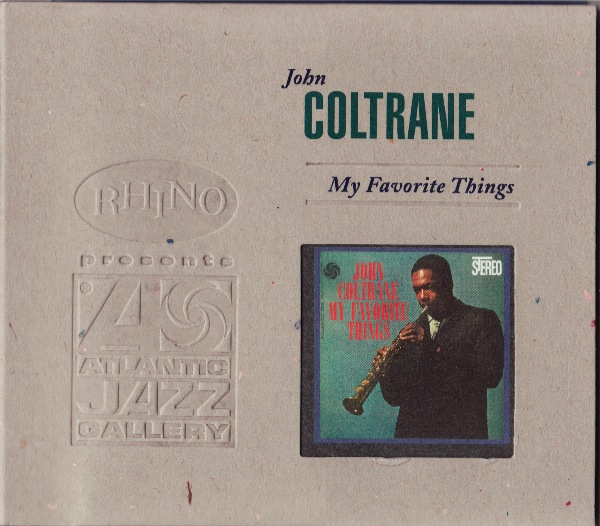 digipak front cover, Coltrane, John - My Favorite Things + 2